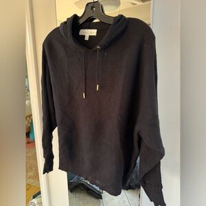 Black Hooded sweater super soft!